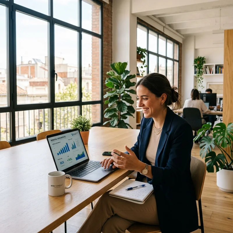 Asesoría digital y seguimiento de métricas de crecimiento para comercios en Barcelona, España