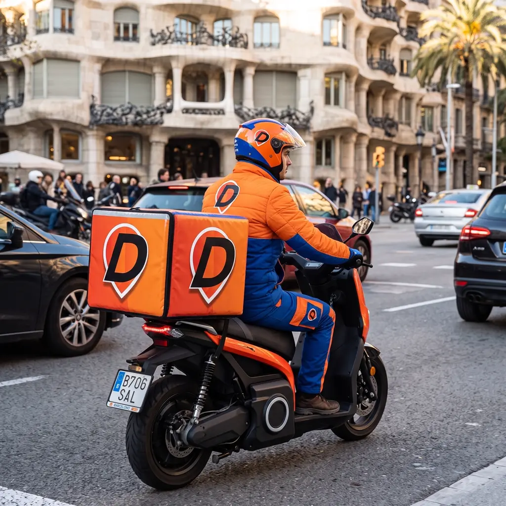 Repartidor de Delivery Express ultra rápido en España
