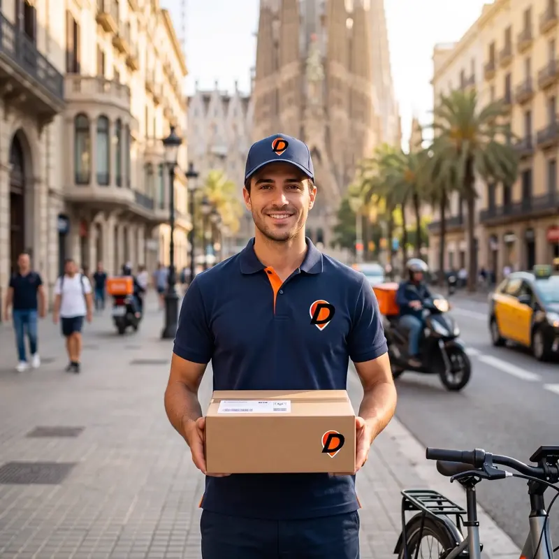 Mensajero corporativo de entregas B2B en España